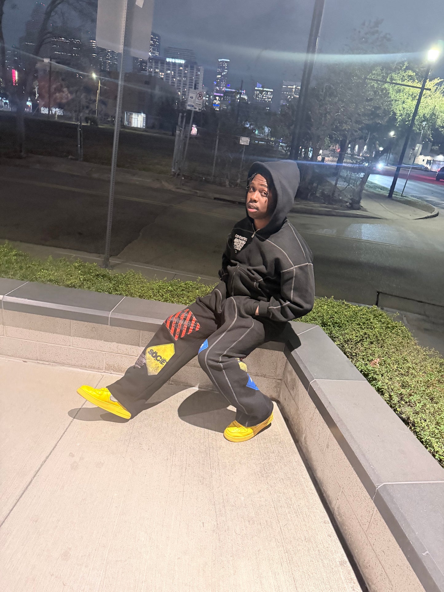 DSTORTED FLEECE JACKET