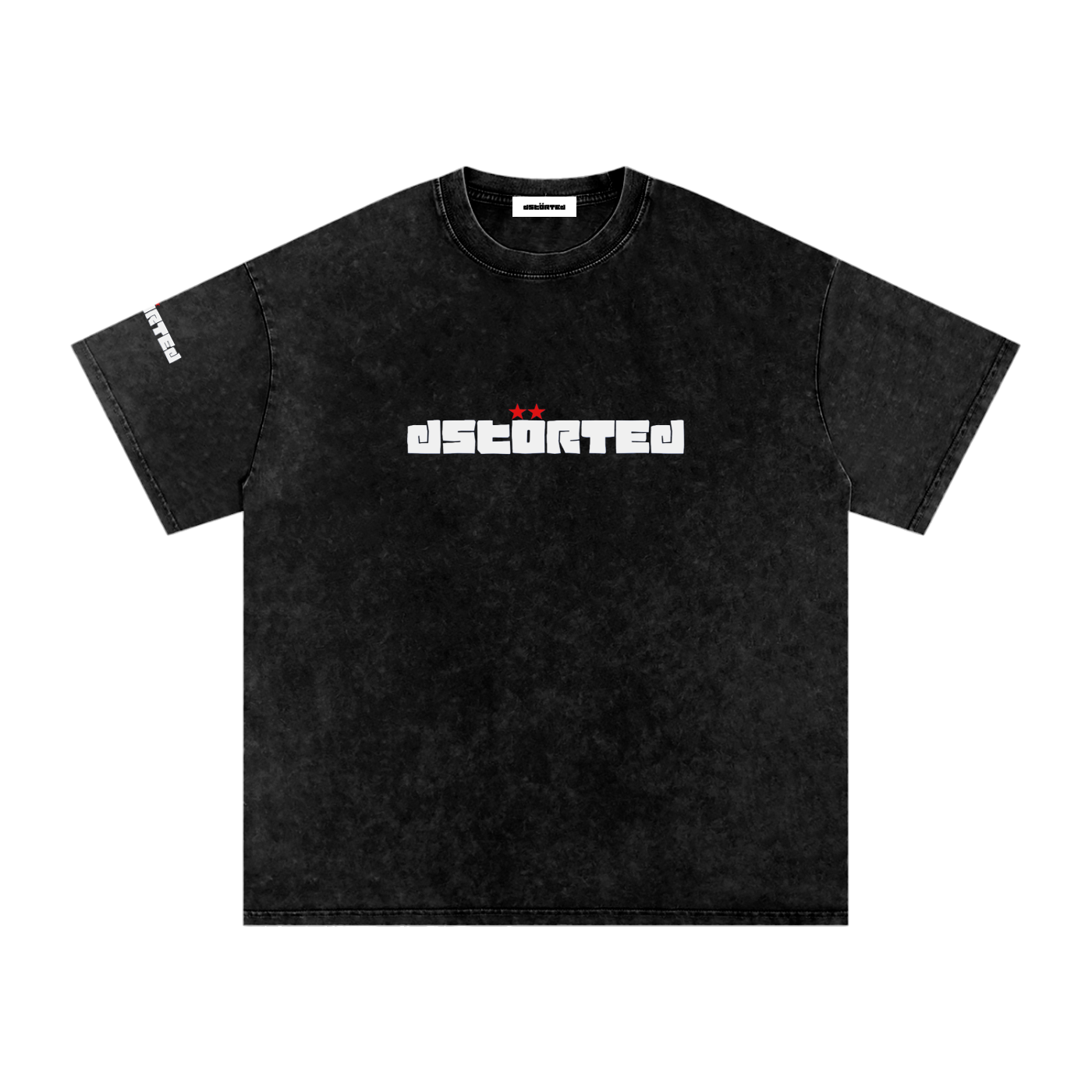 DSTORTED X I CANT RELATE SNOW WASHED TEE