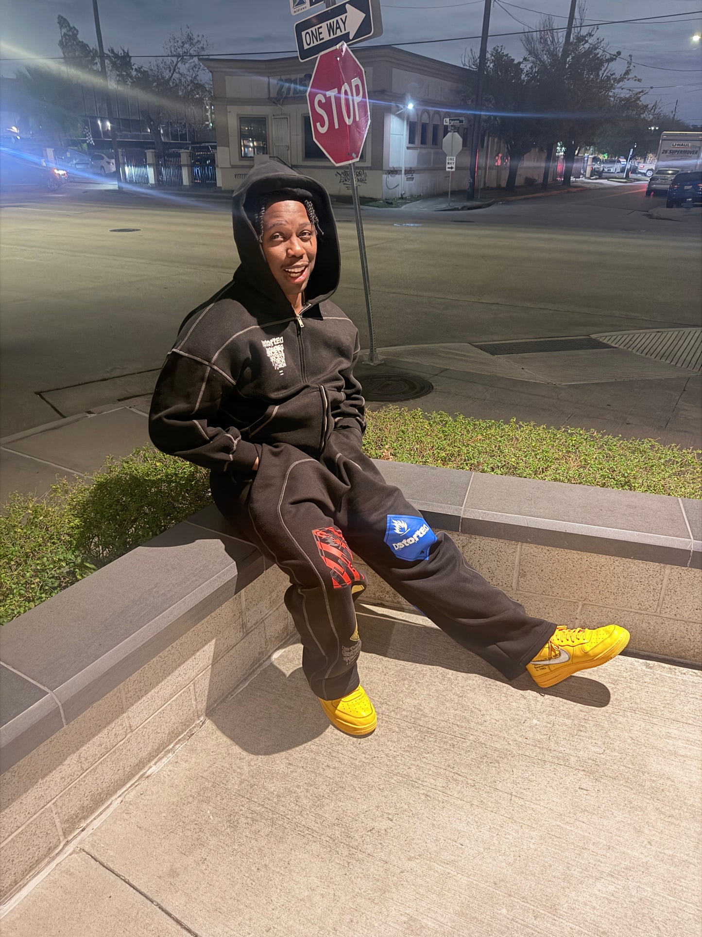 DSTORTED FLEECE JACKET