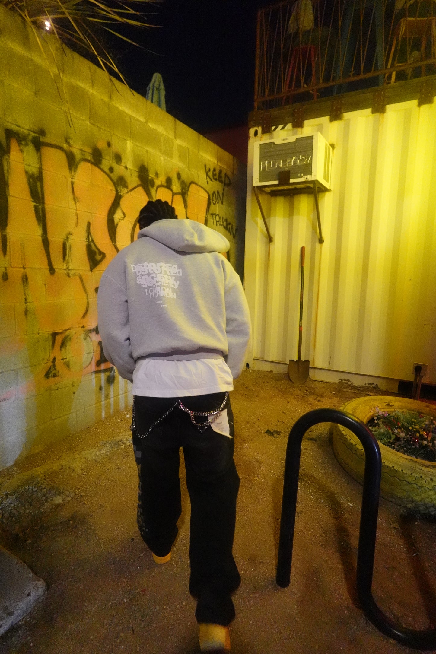 DSTORTED FLEECE JACKET