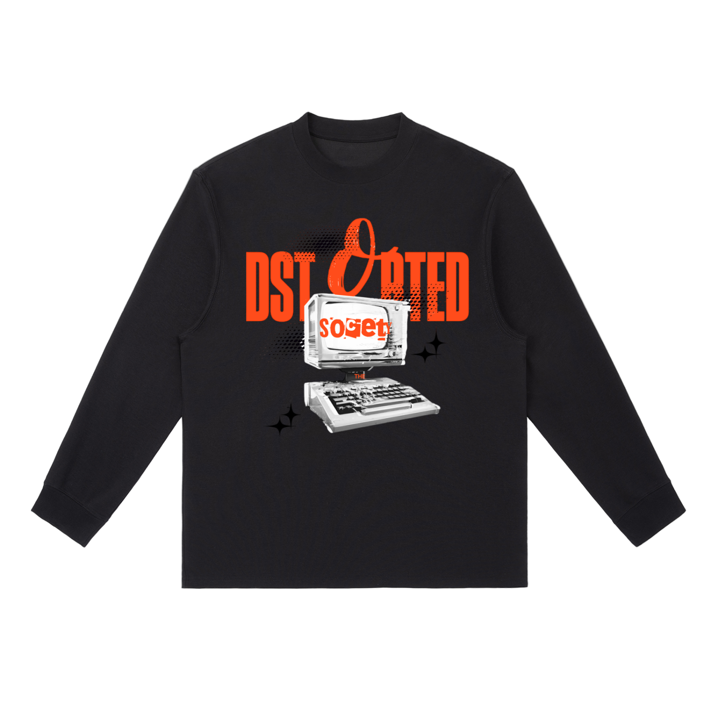Dstorted Computer Long sleeve