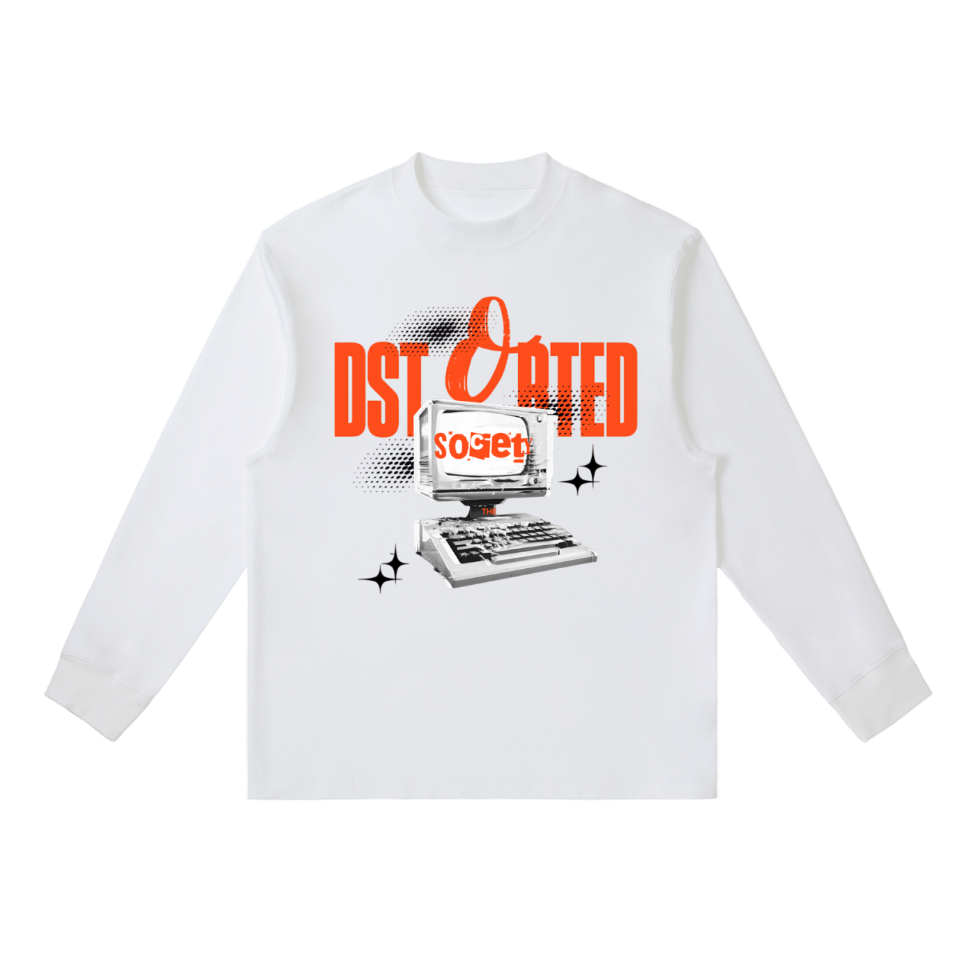 Dstorted Computer Long sleeve